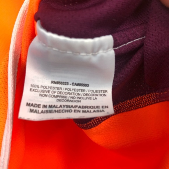 NIKE Dri Fit Neon Razorback Athletic Tank Top Size Small - Picture 9 of 11